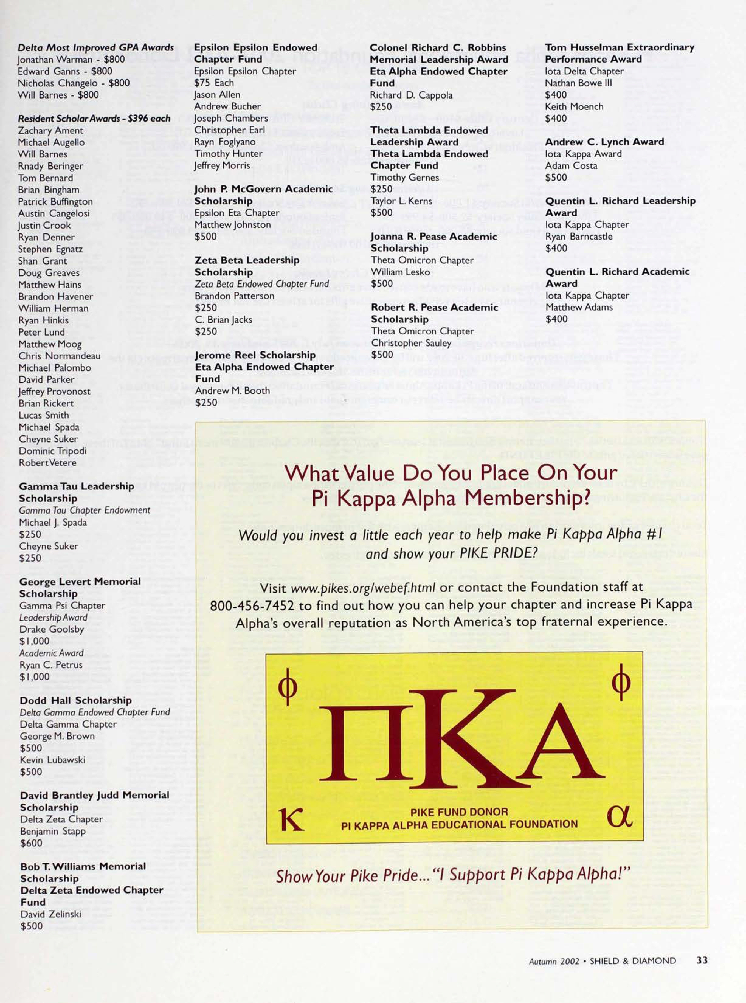 Pike Fund Donor